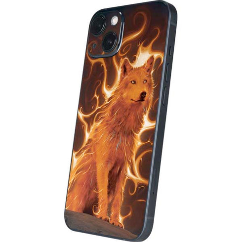 Vincent Hie Phoenix Wolf iPhone 14 Plus Skin